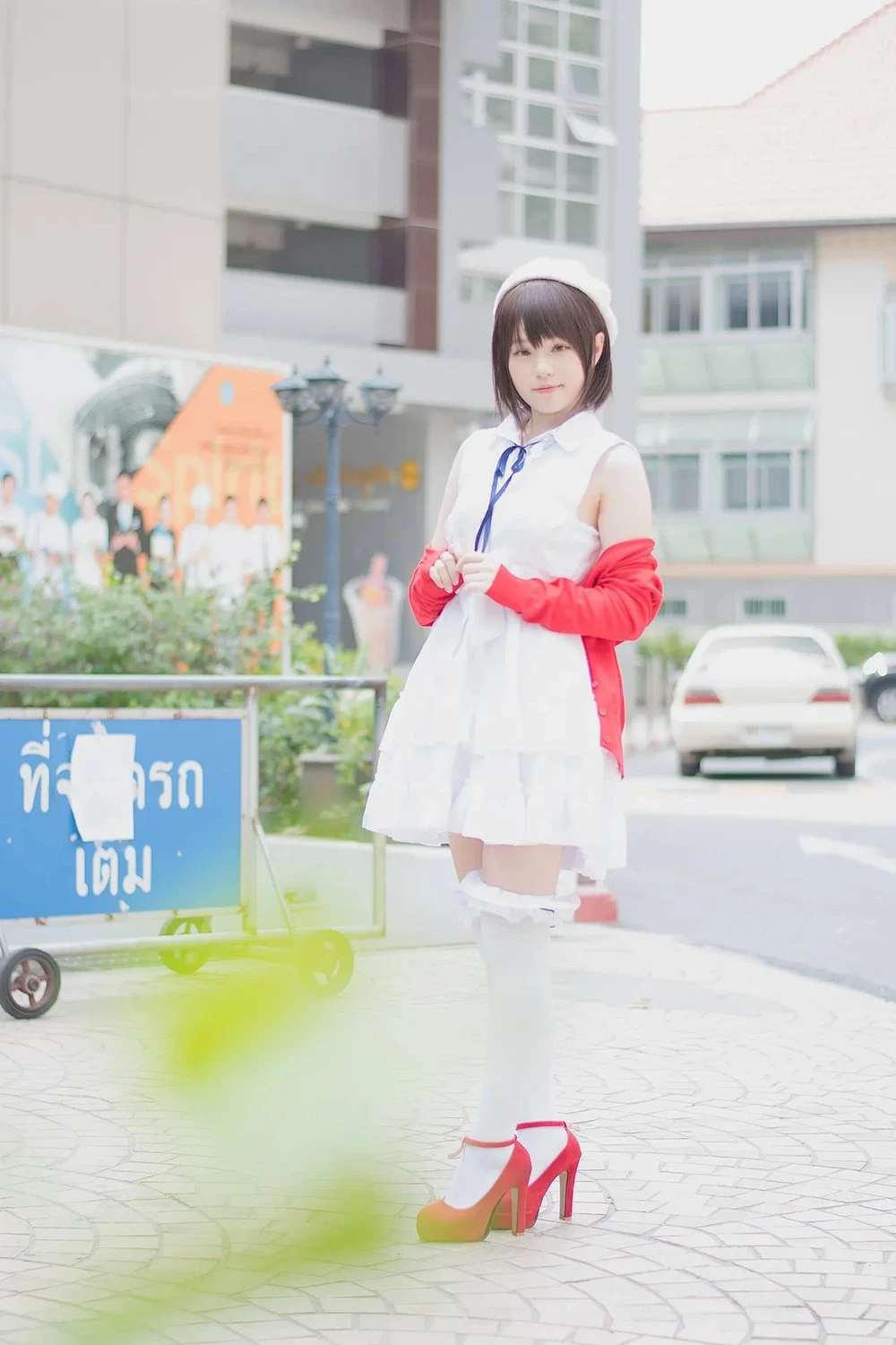 MINTO Nii - Y Tá Thái Lan Xinh Đẹp Chụp Ablum Mẫu Ảnh Ngoài trời