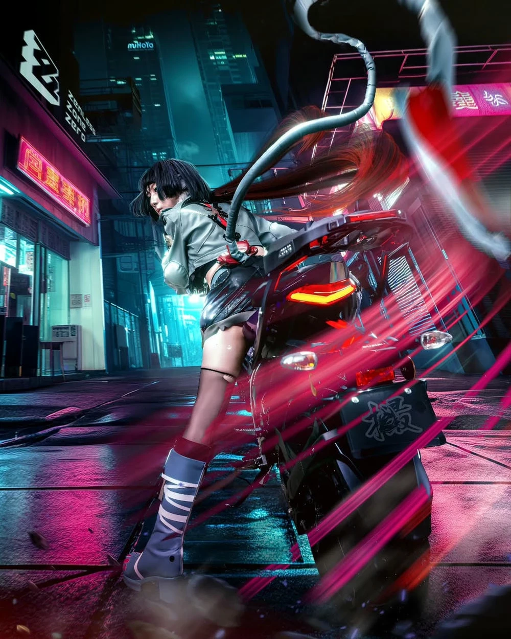 Cosplay Nhân Vật Jane Doe Đi PKL