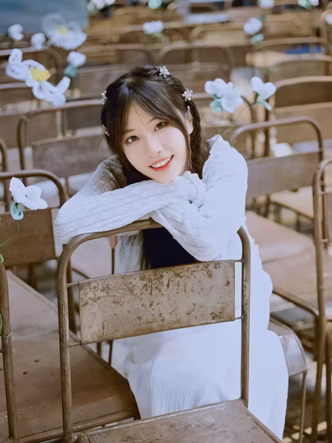 Nữ idol douyin Windy cười lên xinh như một thiên thần