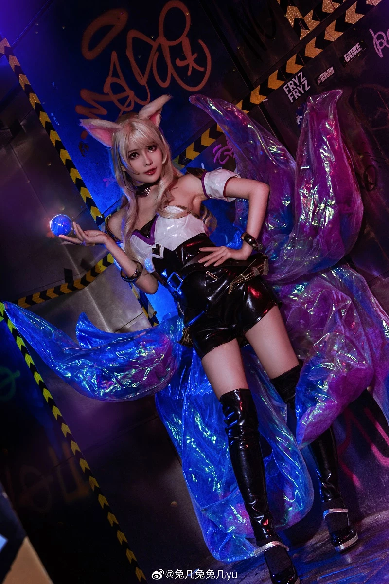 Gái xinh Cosplay ahri trong trong liên minh huyền thoại @兔幾兔兔幾yu