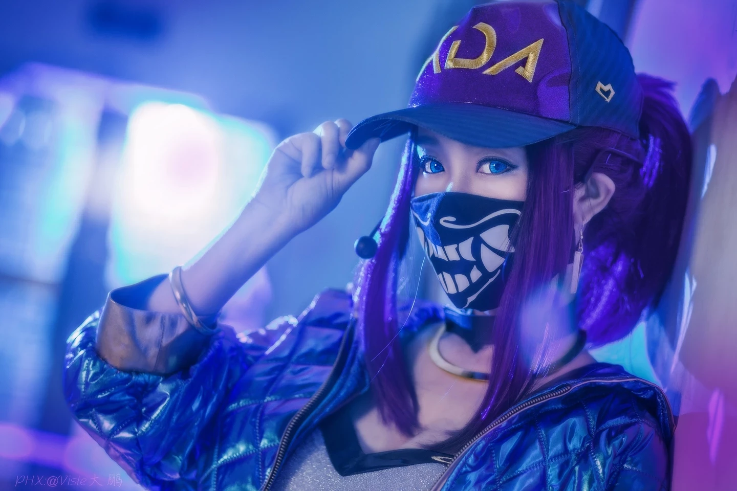 KDA Gái Xinh cosplay akali game liên minh huyền thoại