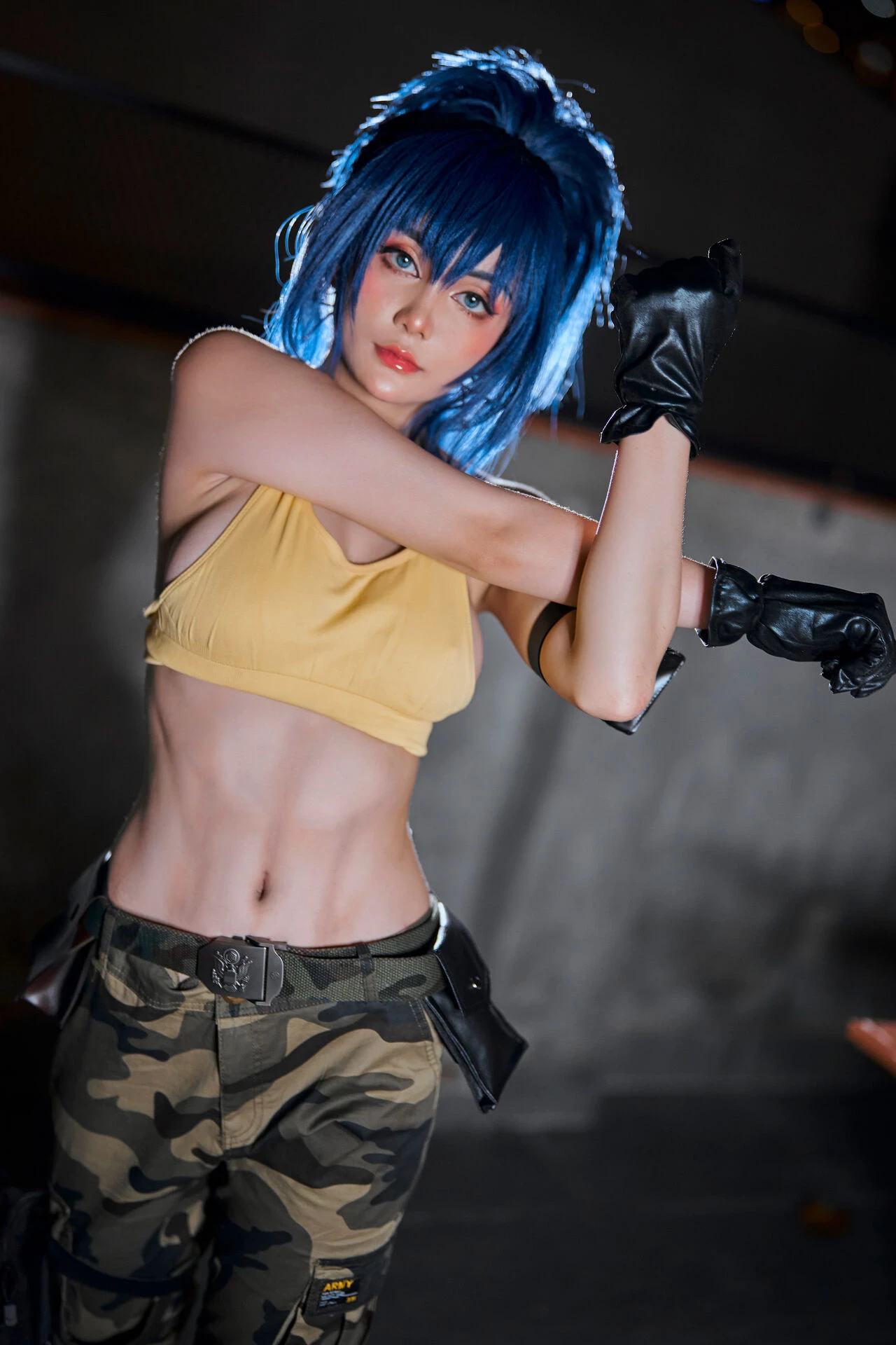 Gái Xinh cosplay Leona trong KOF Quyền vương