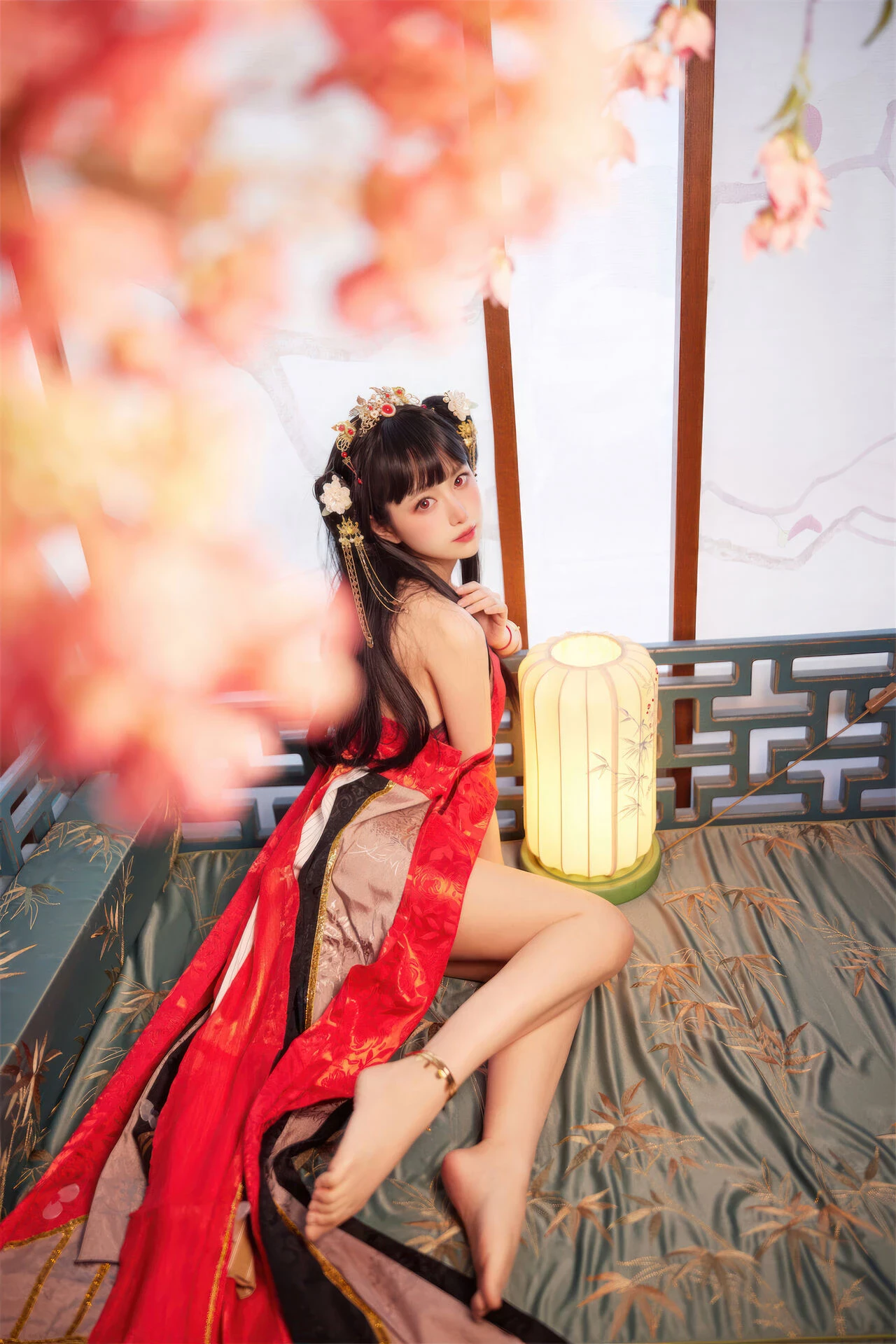 Shika cosplayer hóa trang Yat Sen Trang Phục Cưới truyền thống trung quốc